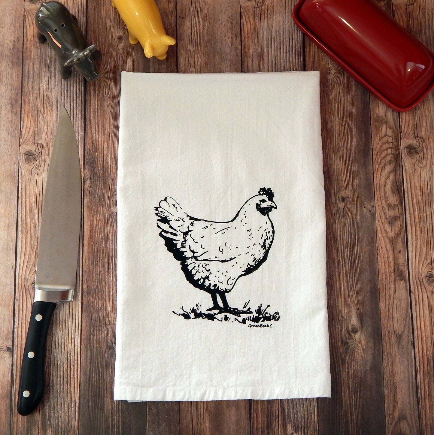 Chicken Kitchen Tea Towel