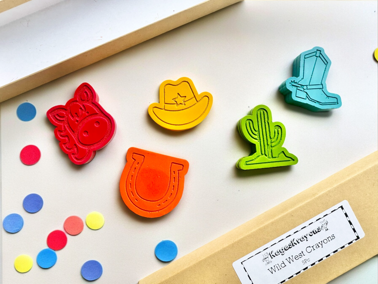 Wild West Crayons Gift Box
