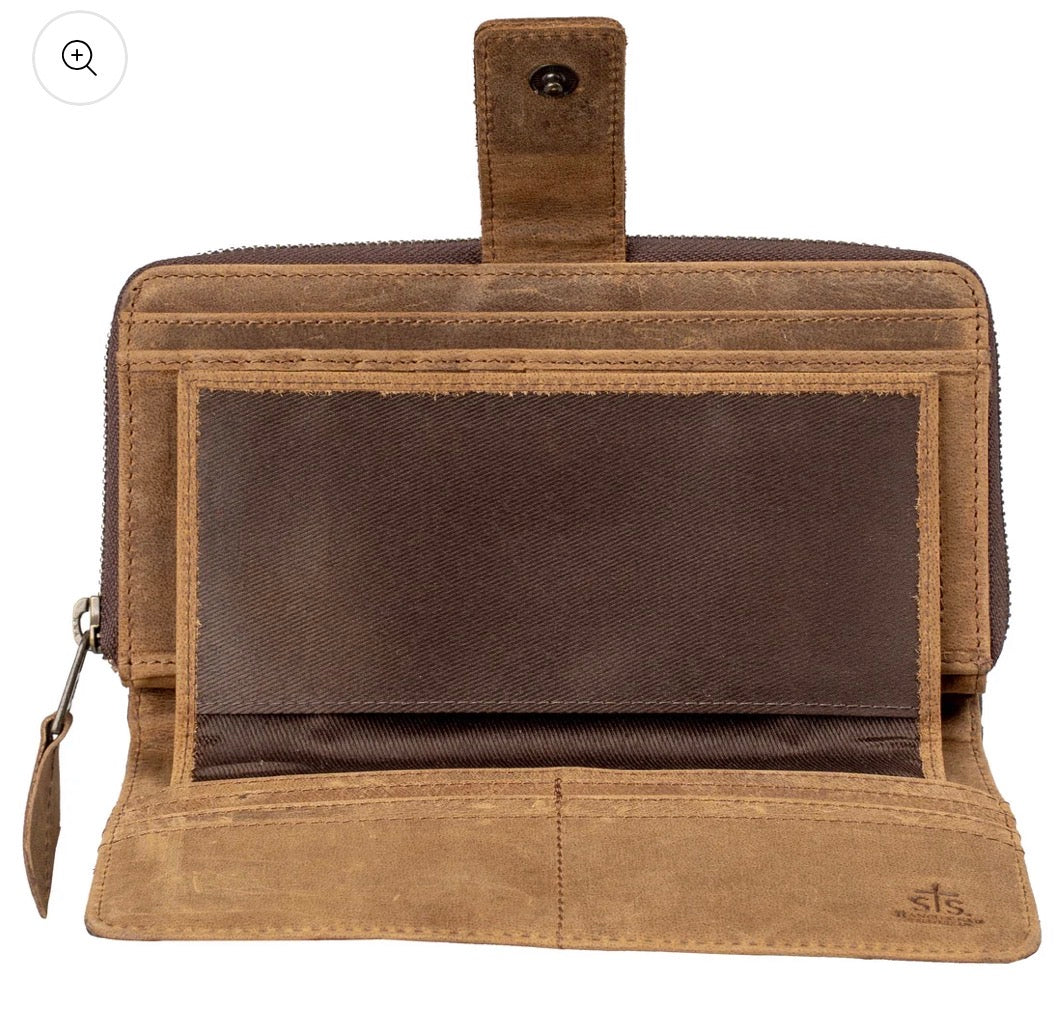 STS Cowhide Chelsea Checkbook Wallet