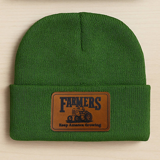 Farmers Growing America Beannie: Green