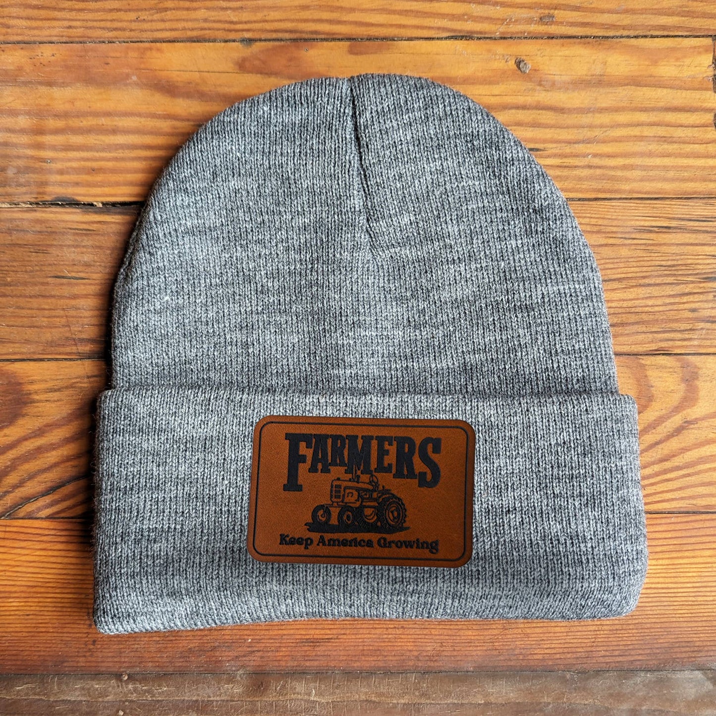 Tractor Farm Country Western Beanie Toboggan Kids 4 Colors: Caramel