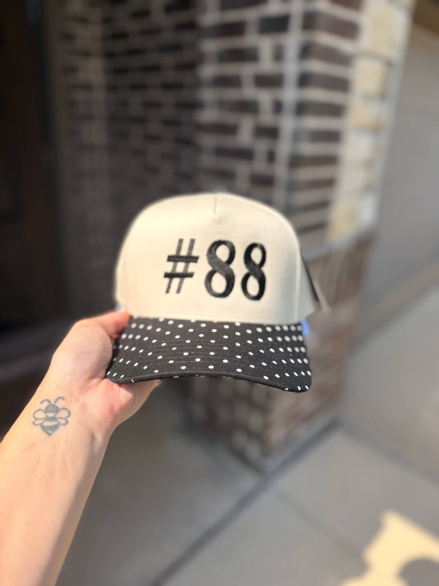 Custom Printed Bill Embroidered Hat: Small Leopard