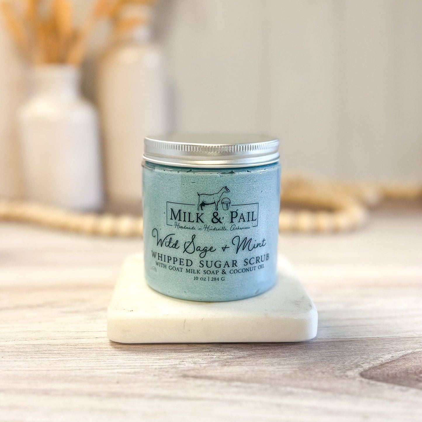 Wild Sage and Mint Whipped Sugar Scrub