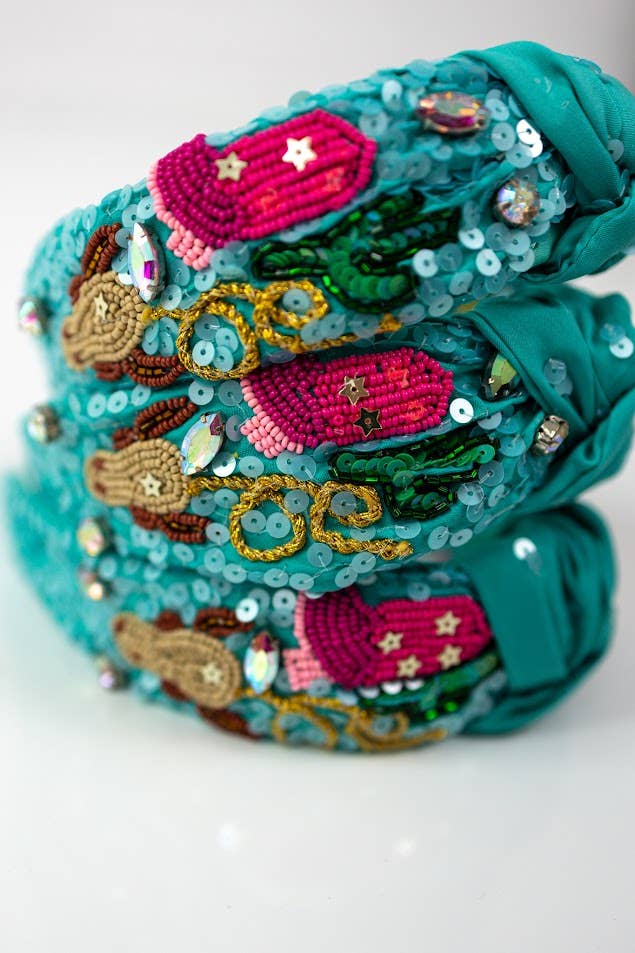 Beaded Headband - Rodeo