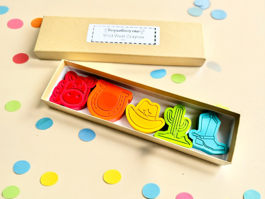 Wild West Crayons Gift Box