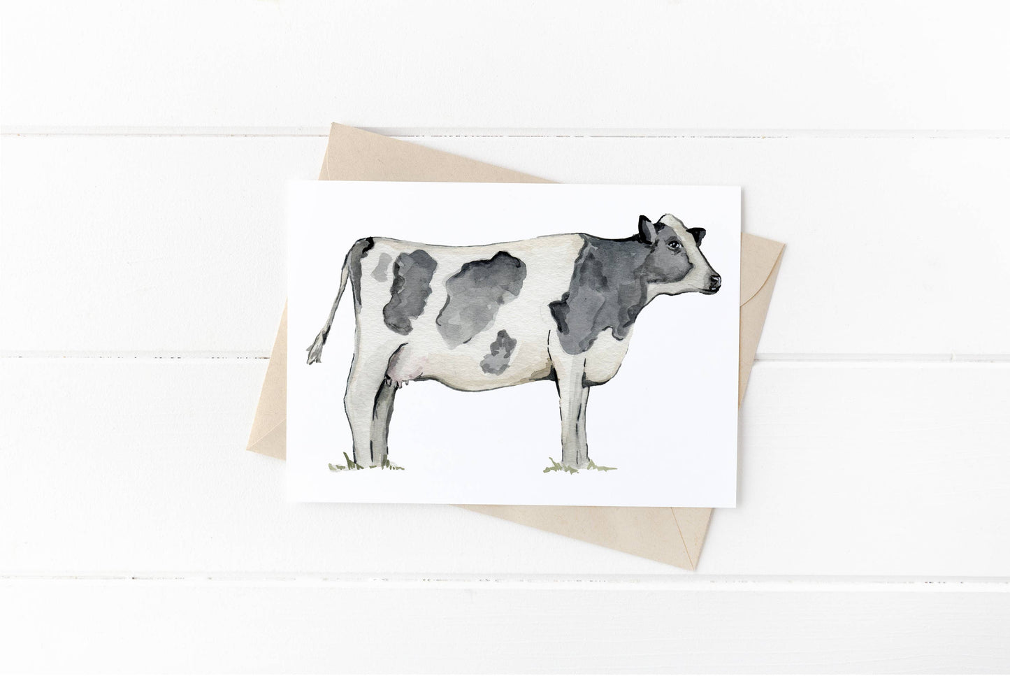 Holstein Cow Greeting Card