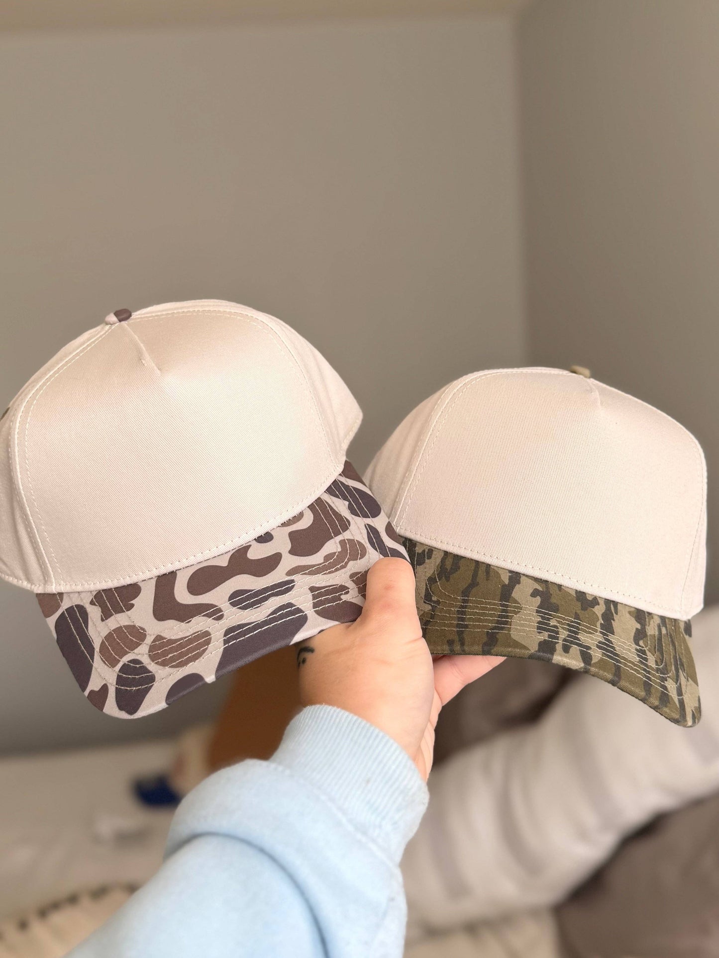 Custom Printed Bill Embroidered Hat: Small Leopard