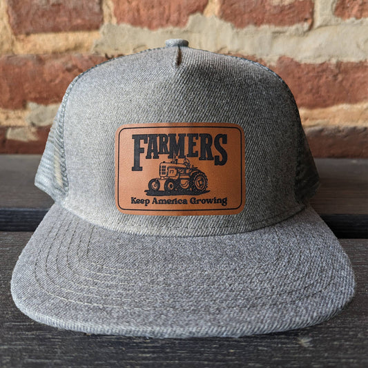 Farmers Growing America Trucker Hat for Kids | 4 Colors: Charcoal Gray
