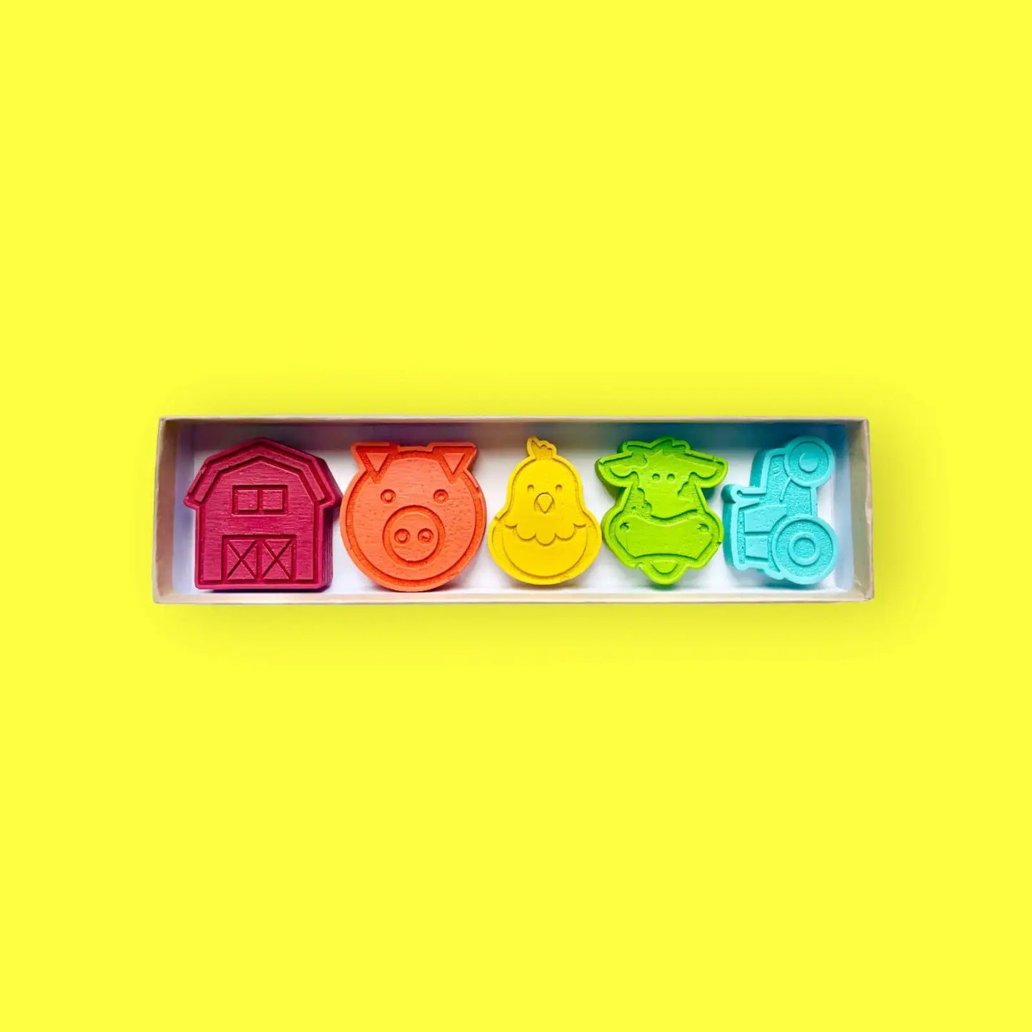 Farm Life Crayons Gift Box