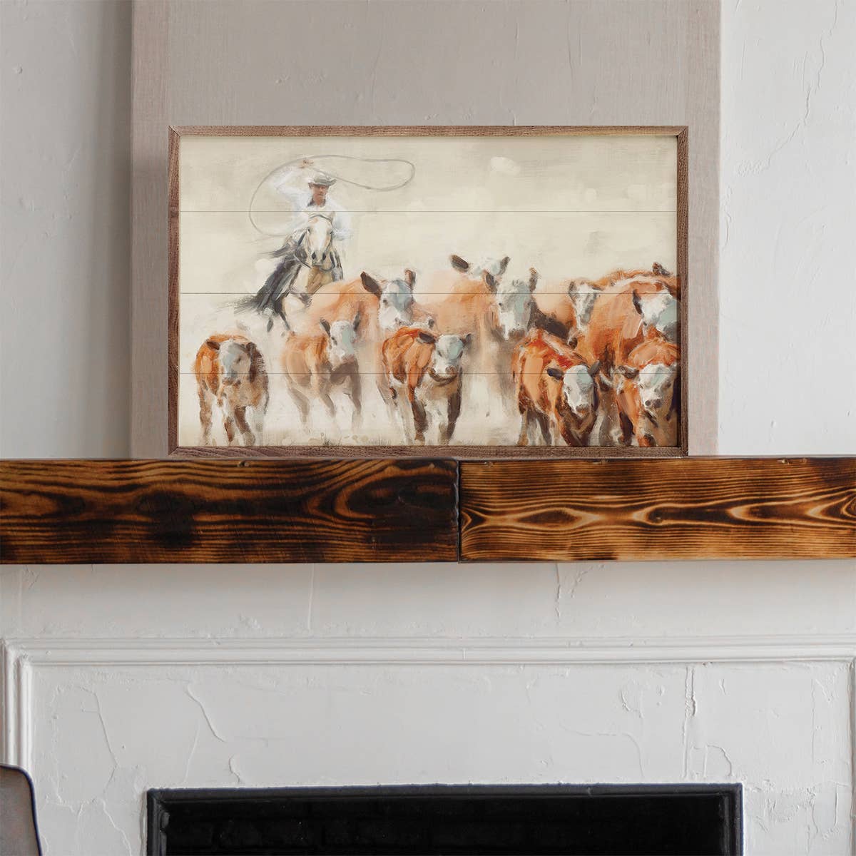 Hereford Round Up Sign/ Wall Decor: 16 x 10 x 1.5