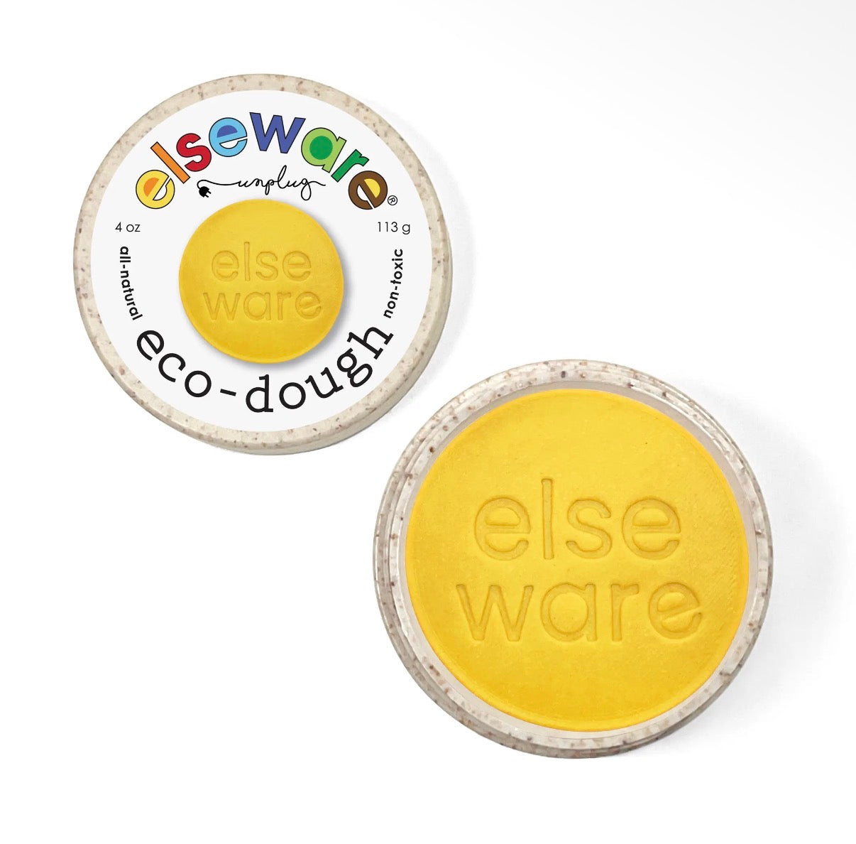 Eco-Dough 12ct Singles - 1/4 lb - Natural, Non-Toxic : Yellow