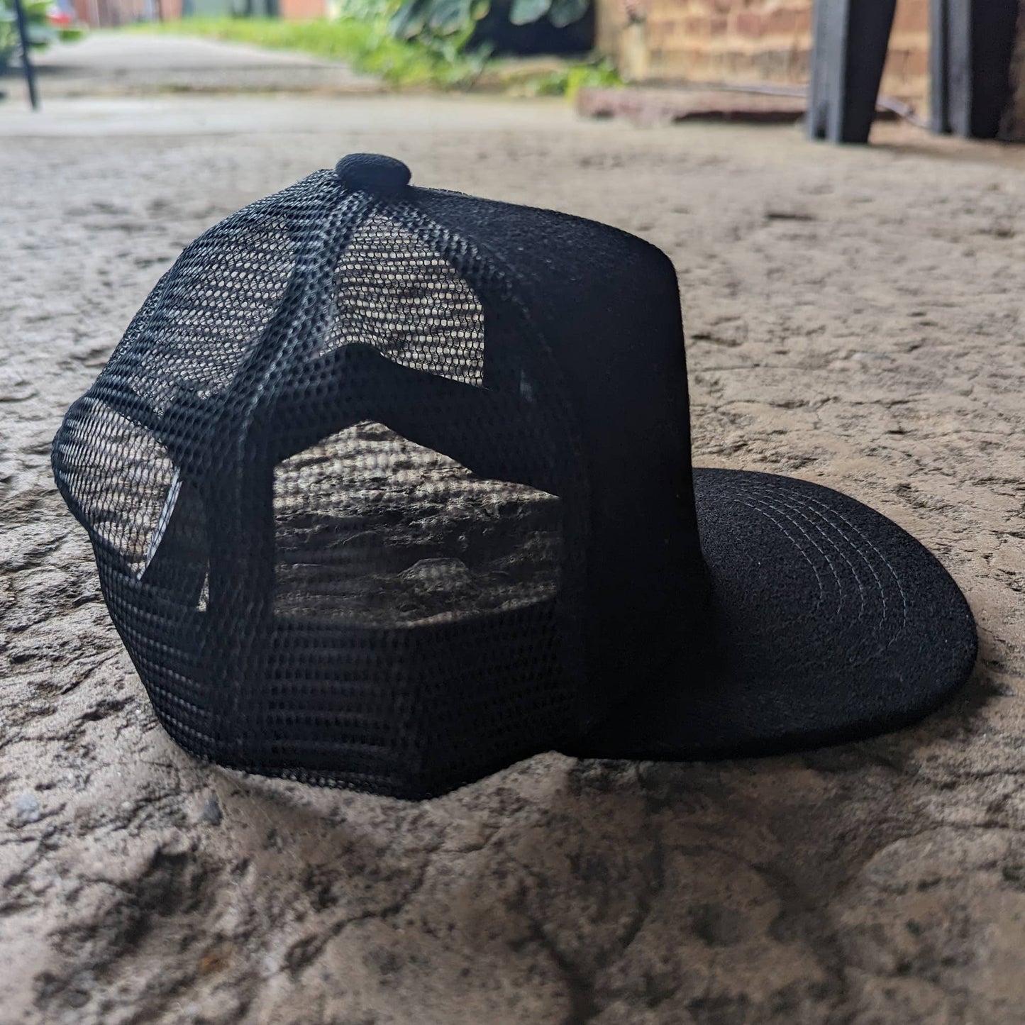 Raised in a barn Cow Country Western Farm Kids Trucker Hat : Charcoal Gray
