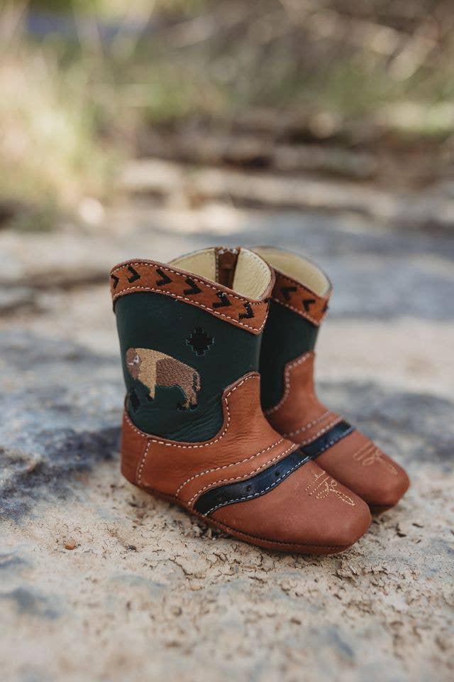 "Tyen" Baby Boots, Size 1-3: 2