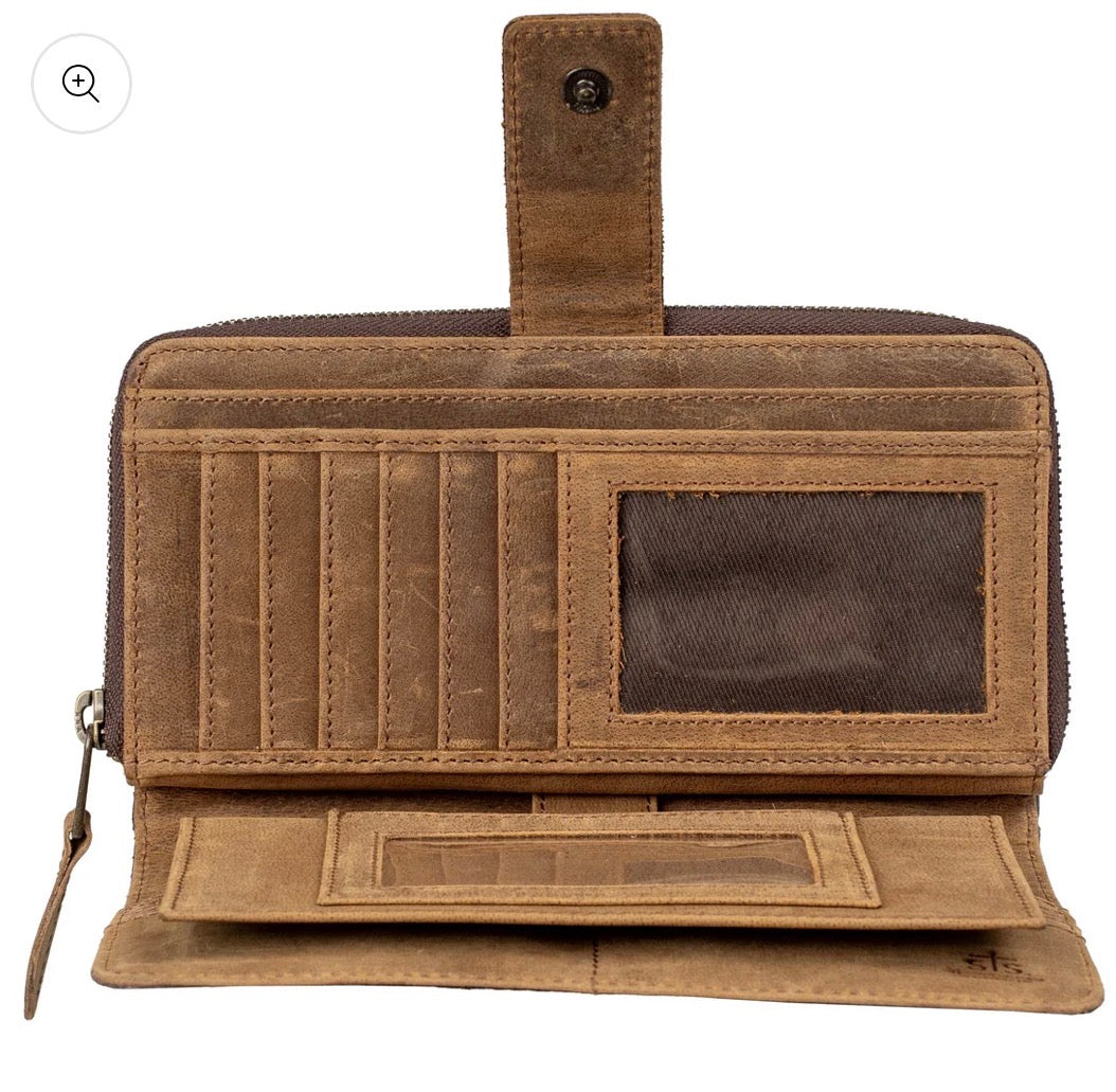 STS Cowhide Chelsea Checkbook Wallet