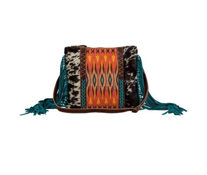 Blaze Rider Fringed Small Crossbody Bag