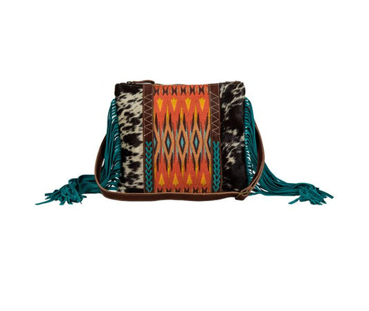 Blaze Rider Fringed Small Crossbody Bag