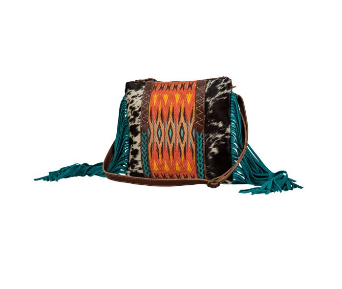 Blaze Rider Fringed Small Crossbody Bag
