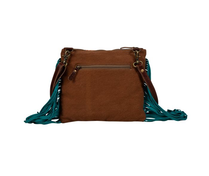 Blaze Rider Fringed Small Crossbody Bag