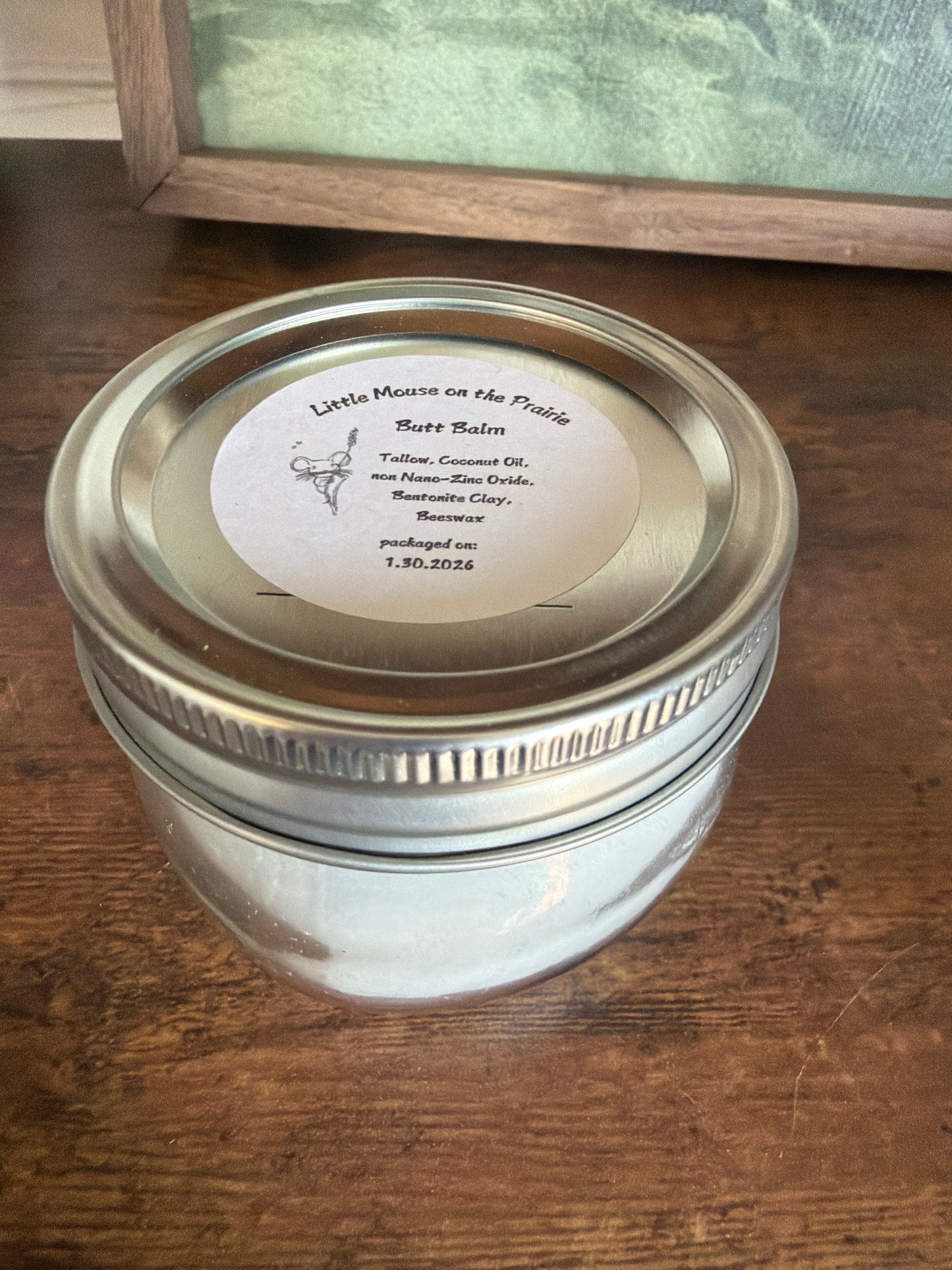 Little Mouse on the Prairie Beef Tallow Butt Balm