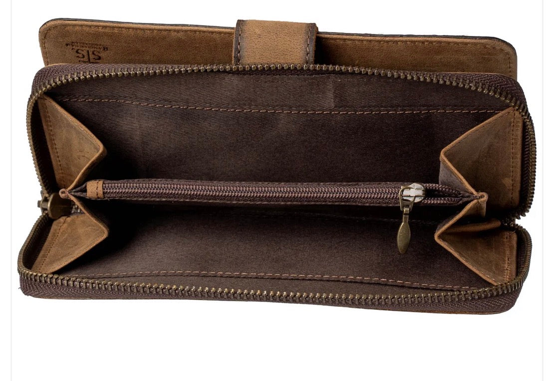 STS Cowhide Chelsea Checkbook Wallet