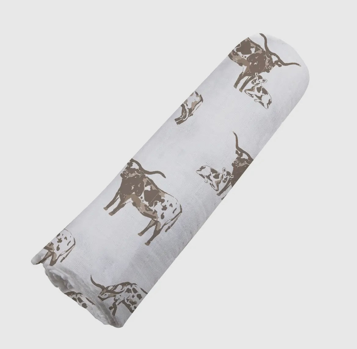 Texas Longhorn Bamboo Swaddle