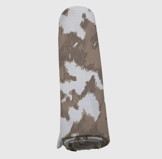 Yellowstone Cow Print Bamboo Swaddle