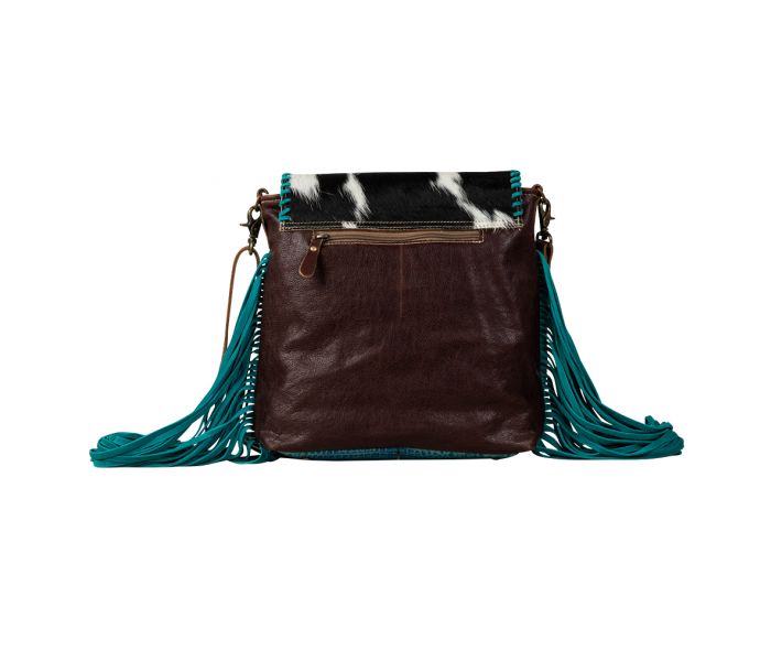 Range Rider Fringed Leather Cowhide Bag