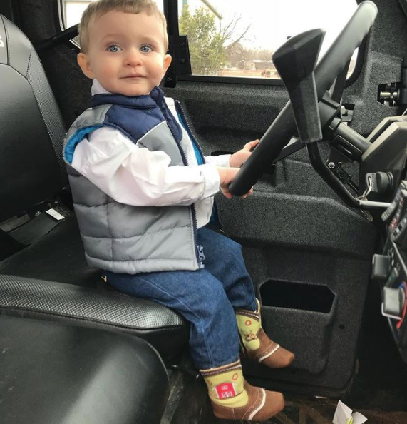 Shea Baby Boots: "Lawson" Farm 3 (12-18 month)