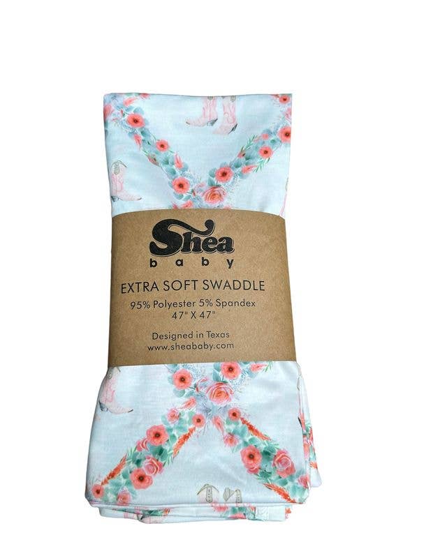 Floral Boot Swaddle