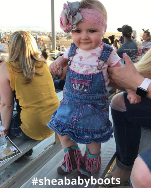 Lyddie Forever Fringe Baby Boots- Pink: 1 (3-6 months)