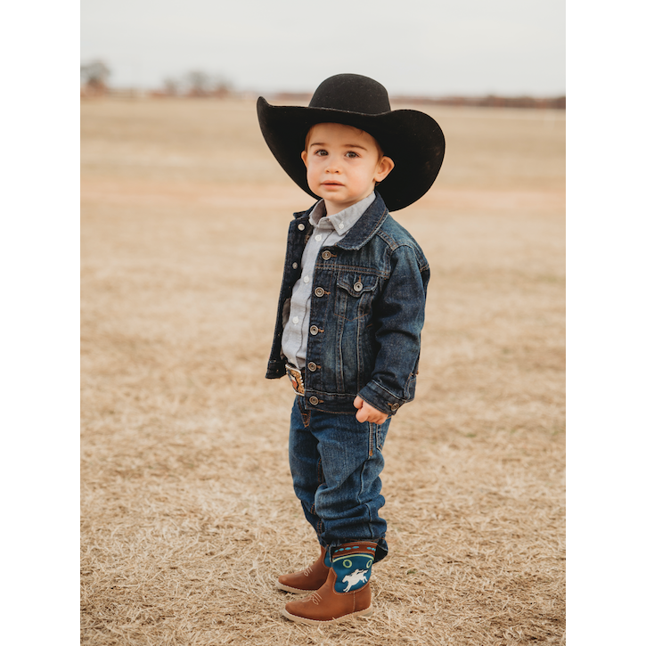 Syd Bucking Horse Kids Boots: 12