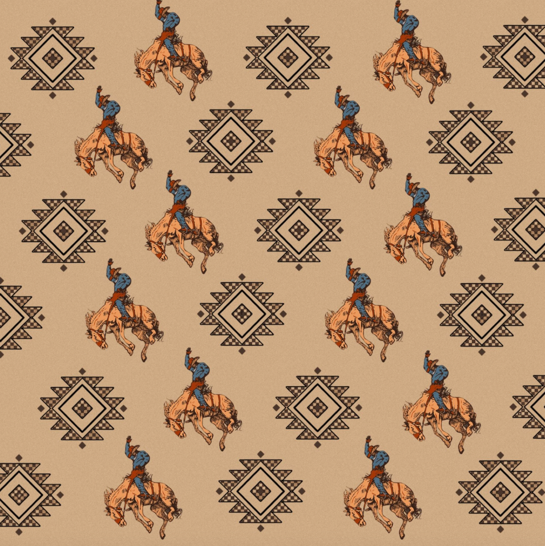 Aztec Bucking Horse Swaddle