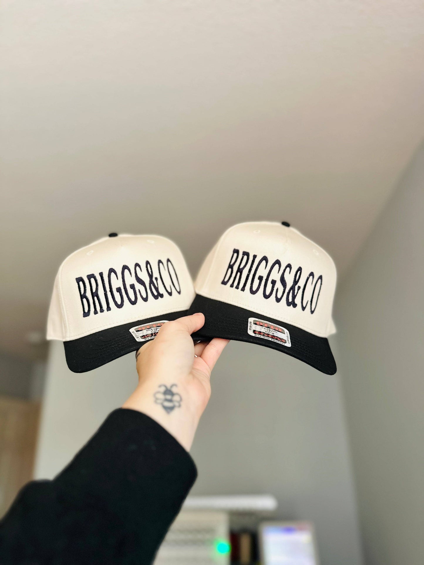 Custom Printed Bill Embroidered Hat: Small Leopard