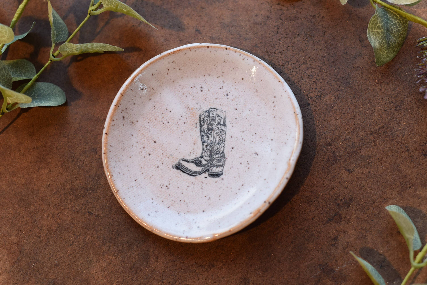 Cowboy Boot Ring Dish