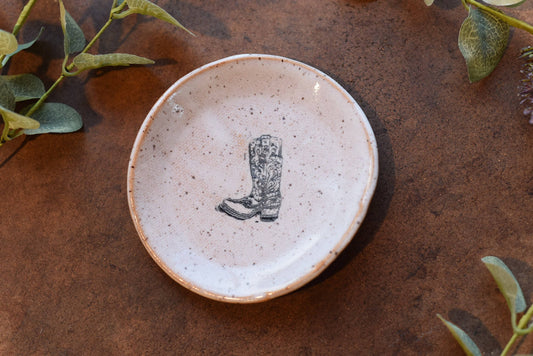 Cowboy Boot Ring Dish