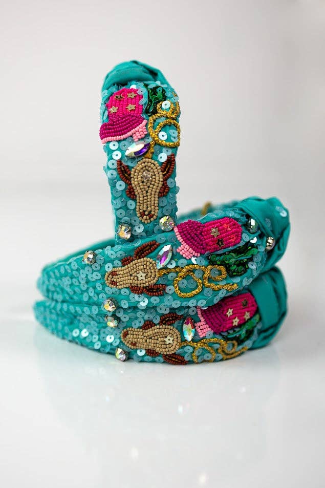 Beaded Headband - Rodeo
