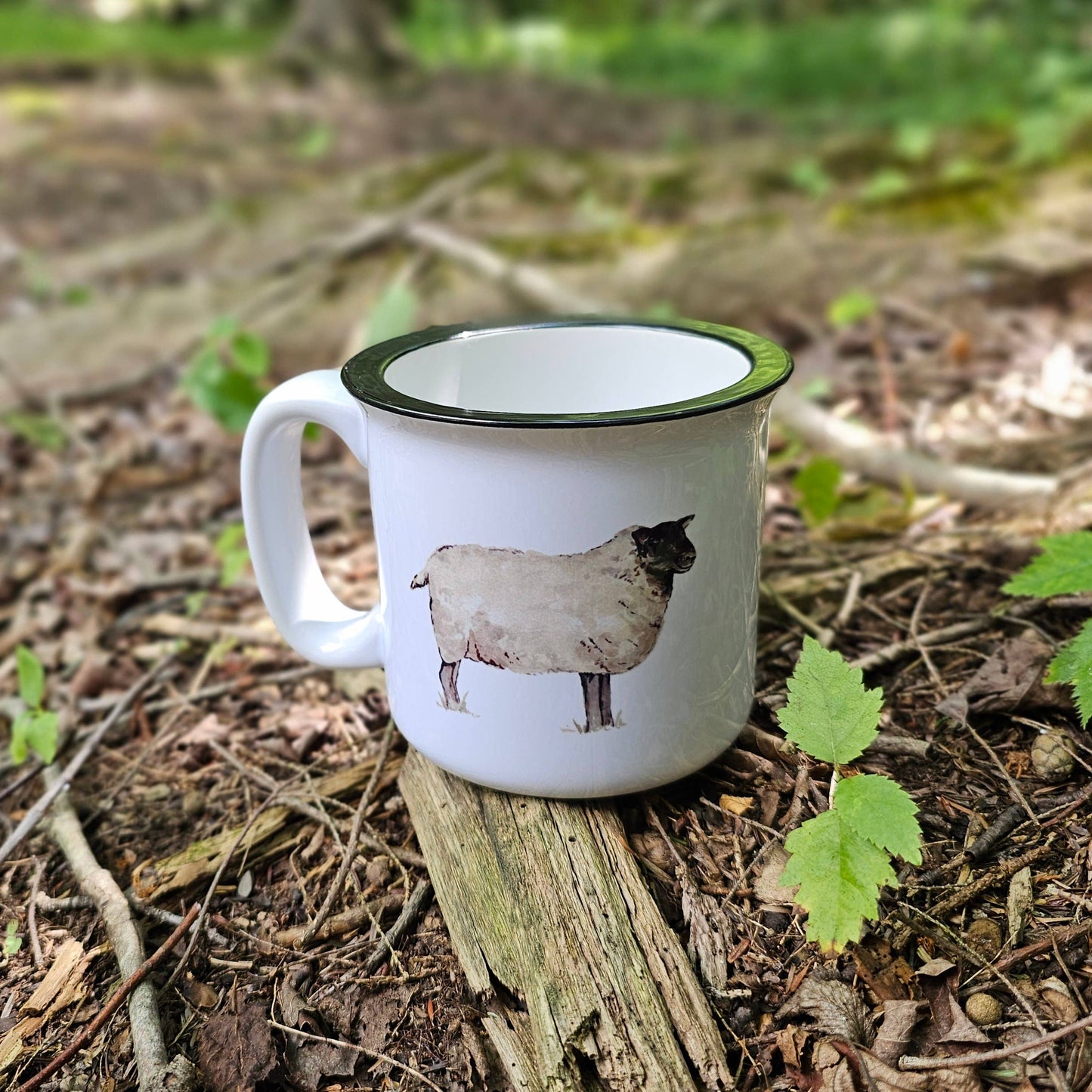 Sheep Coffee Mug: White Mug