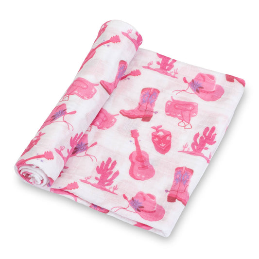Cowgirl Swaddle Blanket