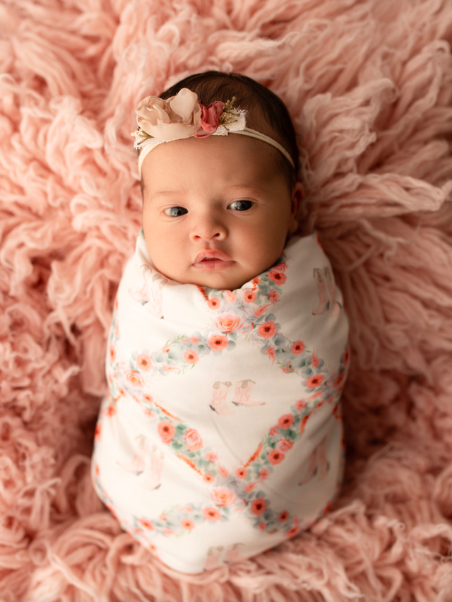 Floral Boot Swaddle