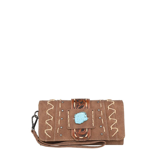 Montana West Tooled Wallet
