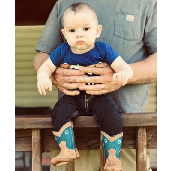 "Colt" Bucking Bull Baby Boots: Size 1 (3-6 months)