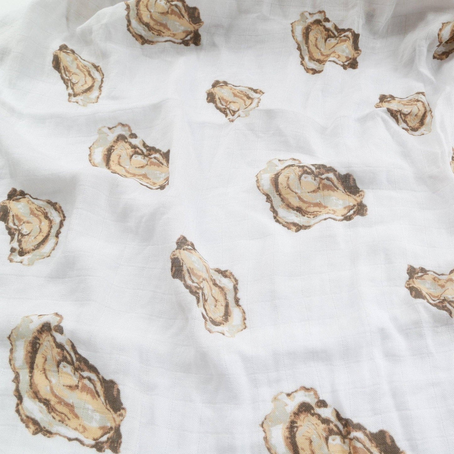 Aw, Shucks! Oyster Swaddle Blanket