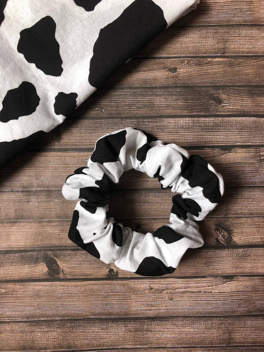 Cow Print Scrunchie