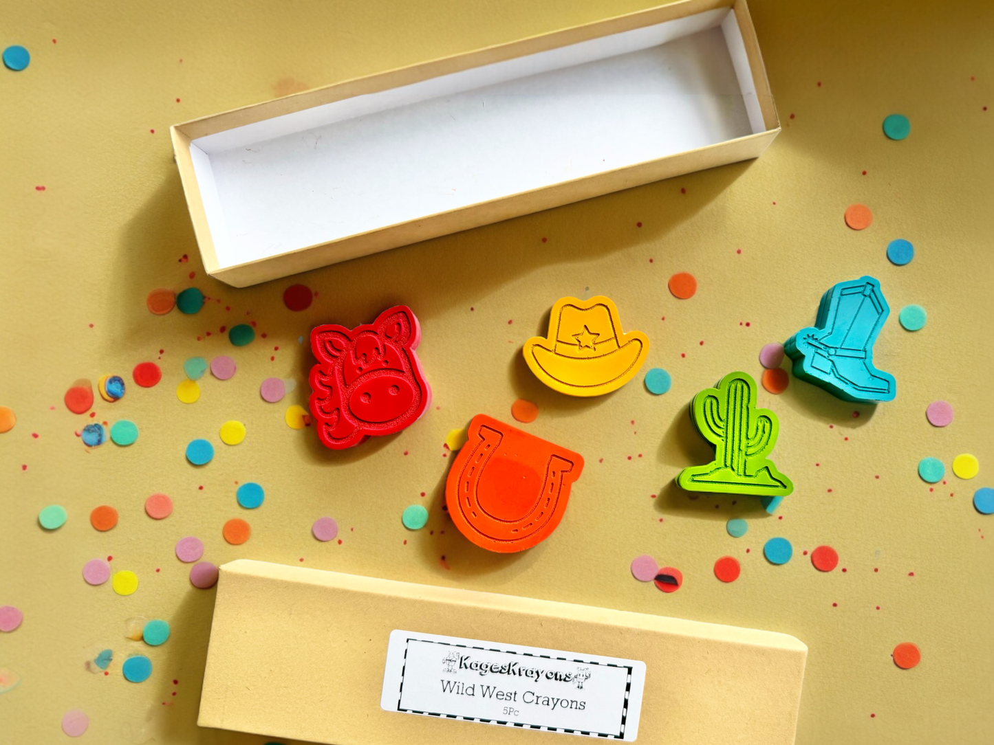 Wild West Crayons Gift Box