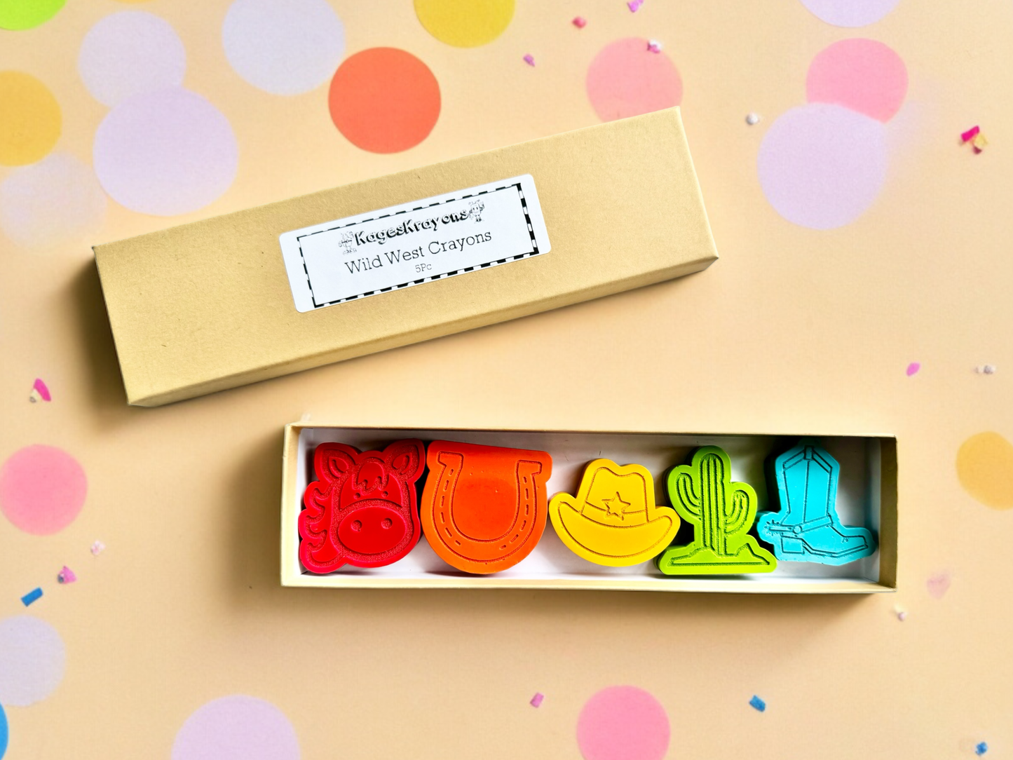 Wild West Crayons Gift Box
