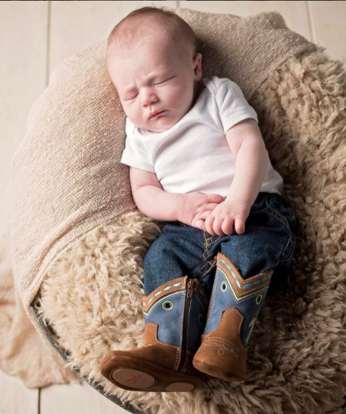 Syd Bucking Horse Cowboy Baby Boots: 2 (6-12 months)