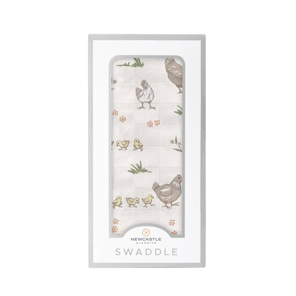 Farm Chickens Bamboo Swaddle