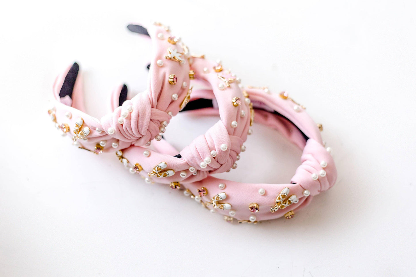 Beaded Headband - Pearl Pirouette