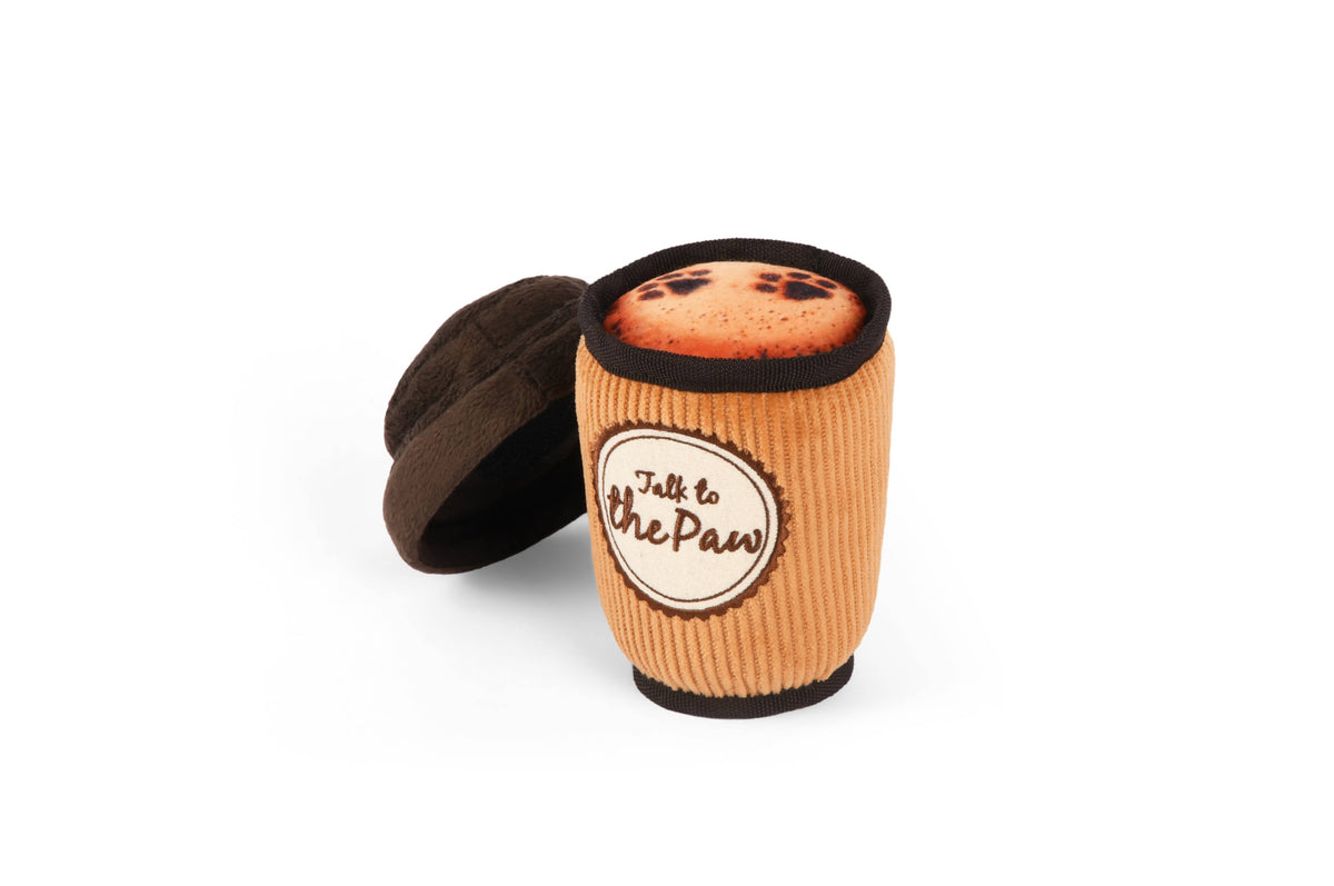 Talk to the Paw Coffee Dog Toy