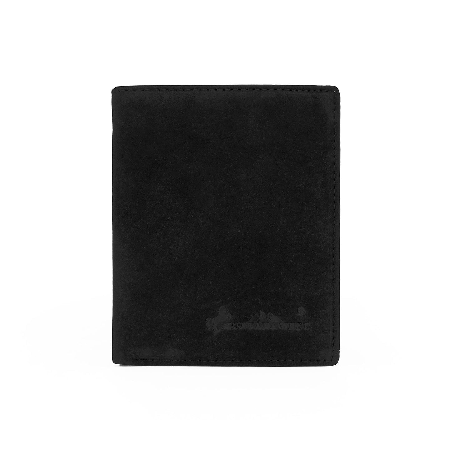 Genuine Leather Men's Bi-Fold Wallet: Coffee